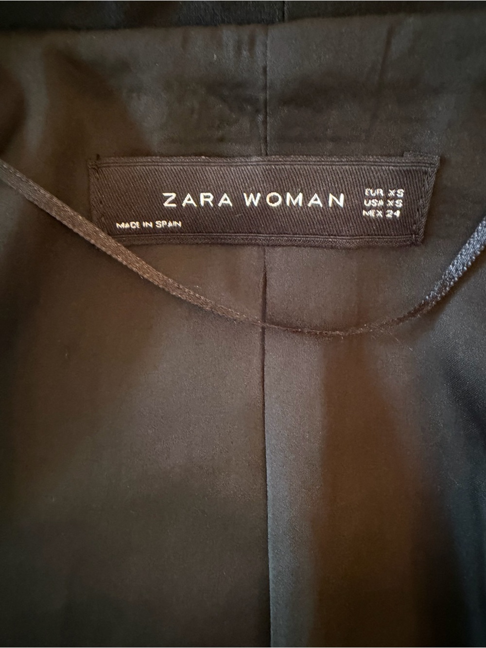 Zara Tiger Animal Print Tuxedo Blazer. Lightweight fun, summer, formal. Size XS - Picture 8 of 9